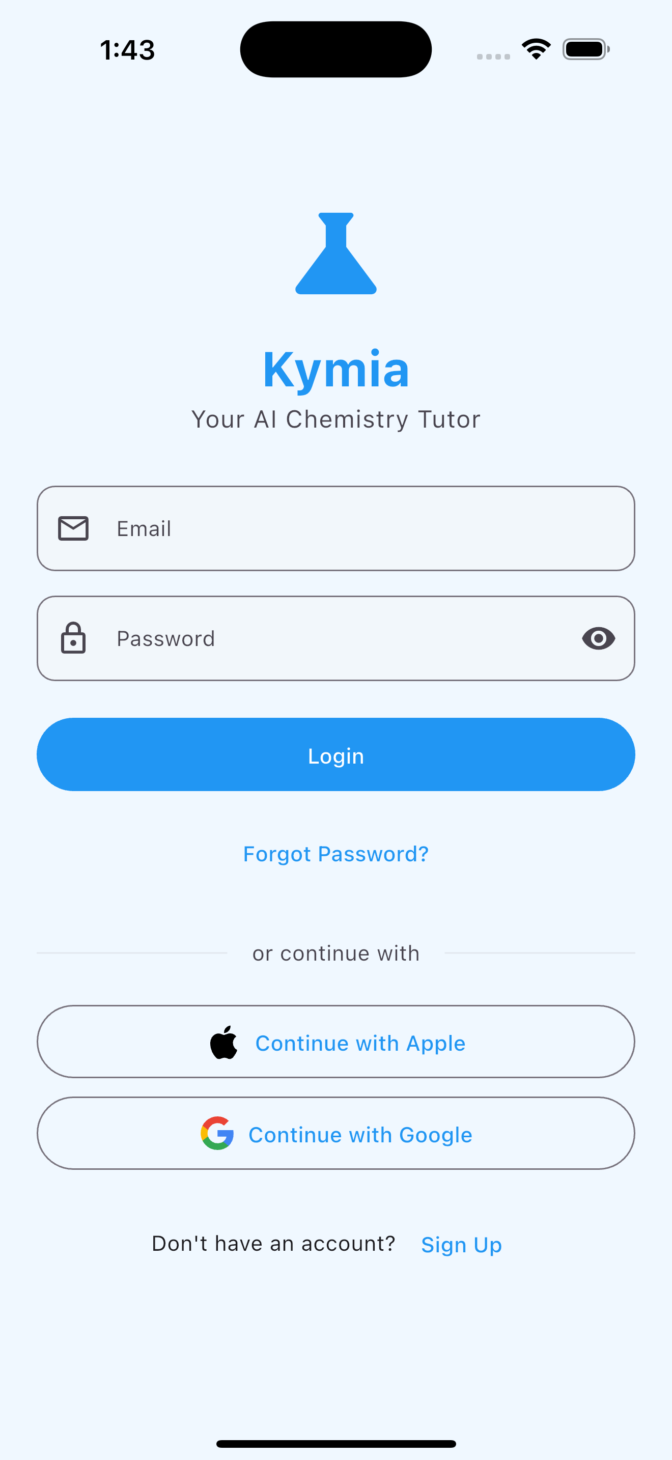 Kymia App - Light Mode